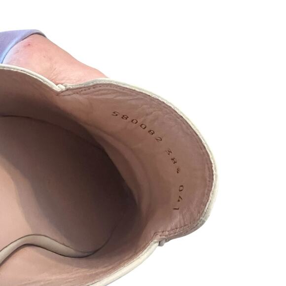 Gucci Princetown Leather Strawberry Slip on Horsebit Loafer Mules EU 38.5 US 8.5 - Picture 6 of 14